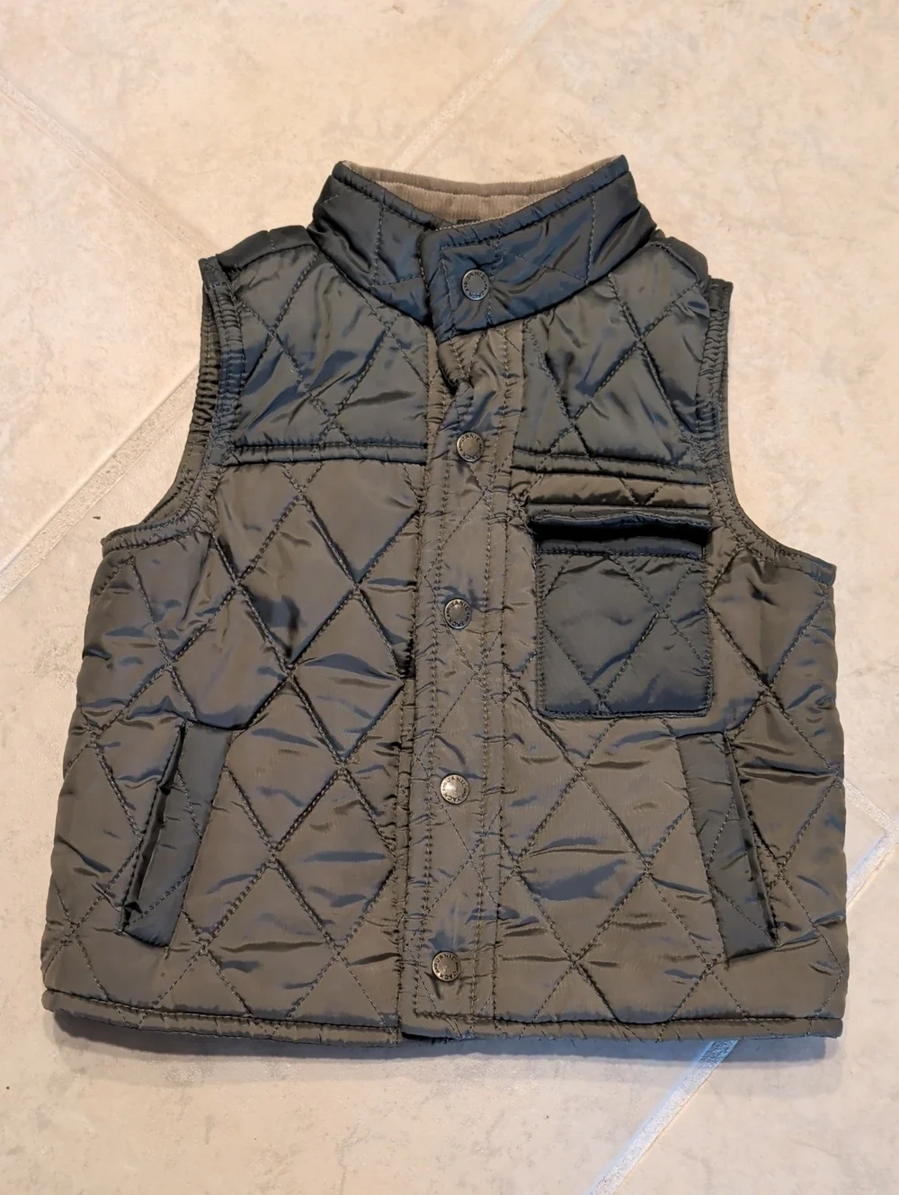 Janie And Jack Quilted Puffer Vest